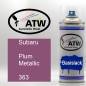 Preview: Subaru, Plum Metallic, 363: 400ml Sprühdose, von ATW Autoteile West.